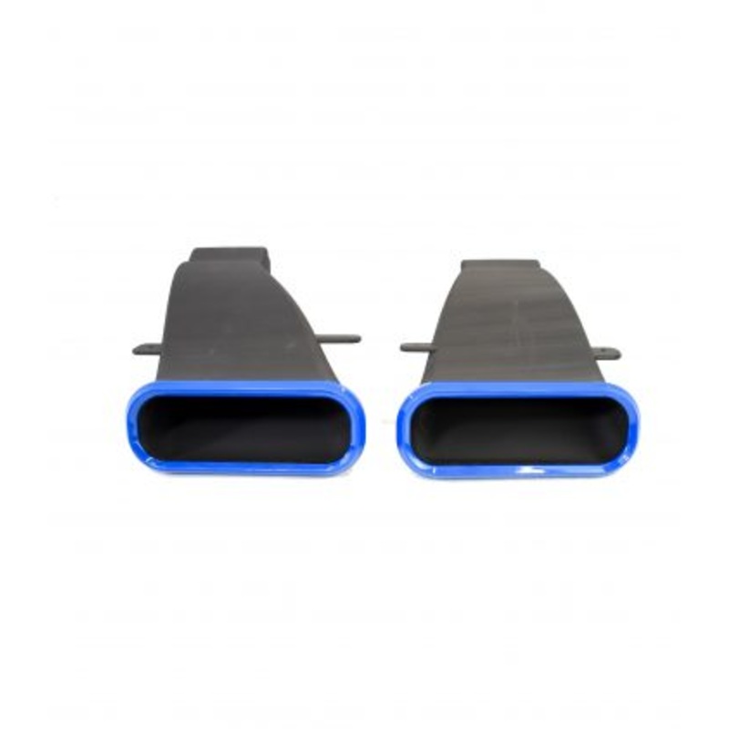 Fiesta ST MK8 intake air scoop (pair) Black