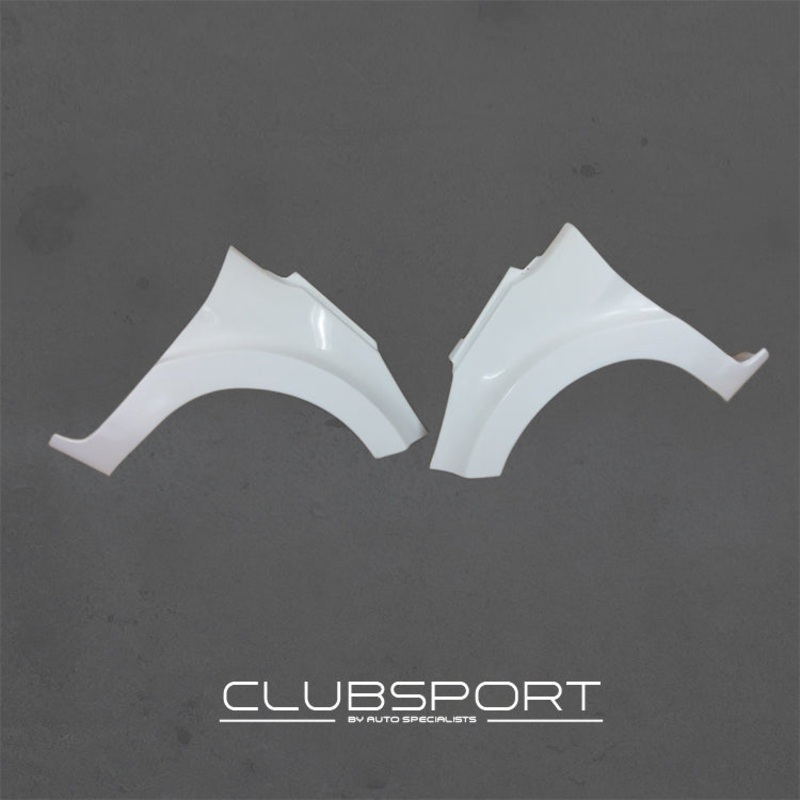 Lightweight Composite Front Wings (PAIR) for Fiesta Mk7.5 incl. ST180 NO THANK YOU – WITHOUT front extension pieces