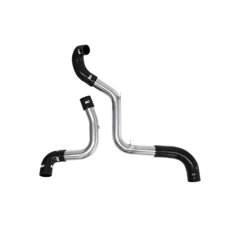 SD Performance Focus MK3 ST 2.5-inch Big Boost Pipes with meth bung Standard Throttle Body (57mm) Black