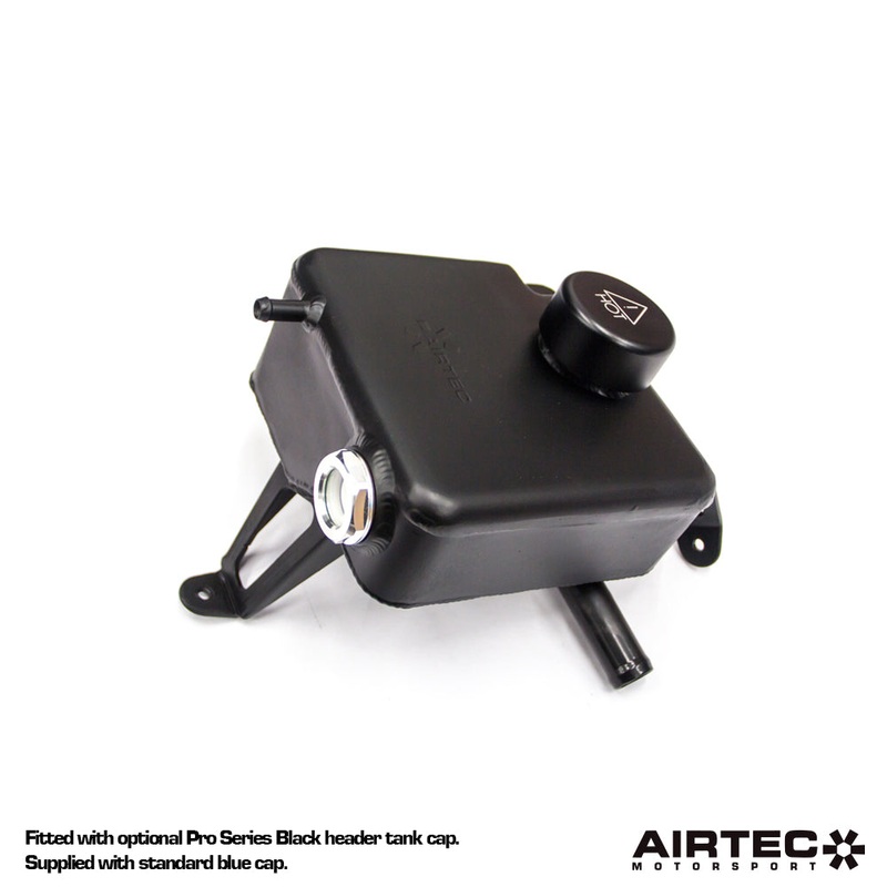 AIRTEC Motorsport Header Tank for Hyundai i30N Satin Black Without optional cap