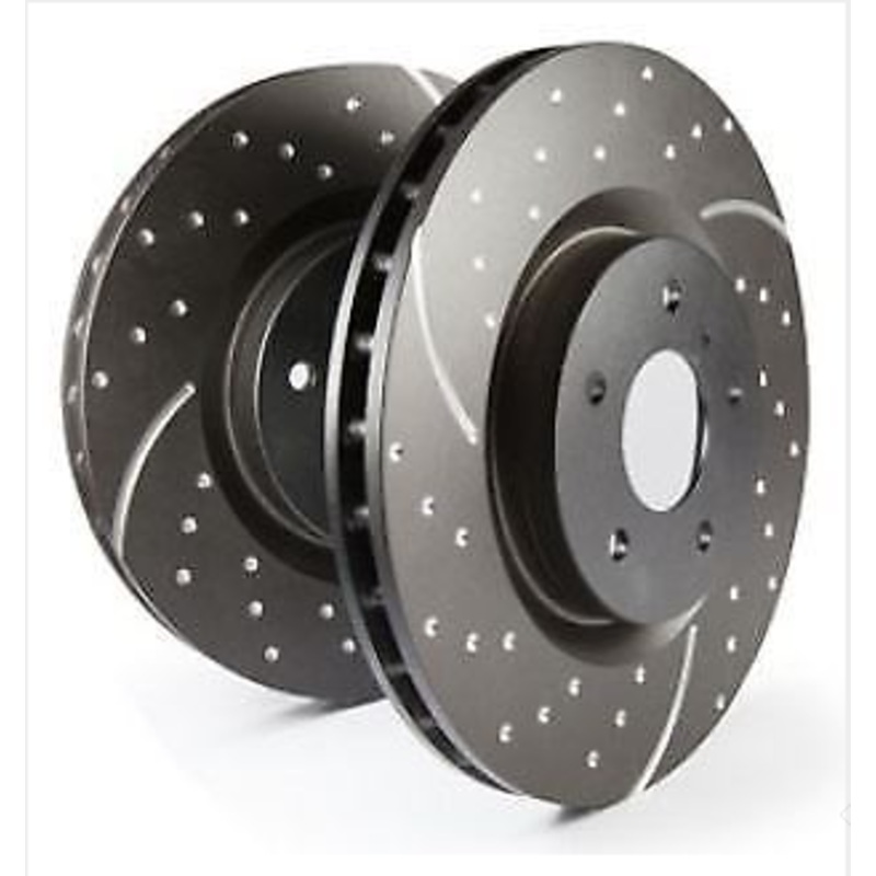 Fiesta ST Mk8 EBC GD Series Slotted and Dimpled Sport Front Discs (Pair)