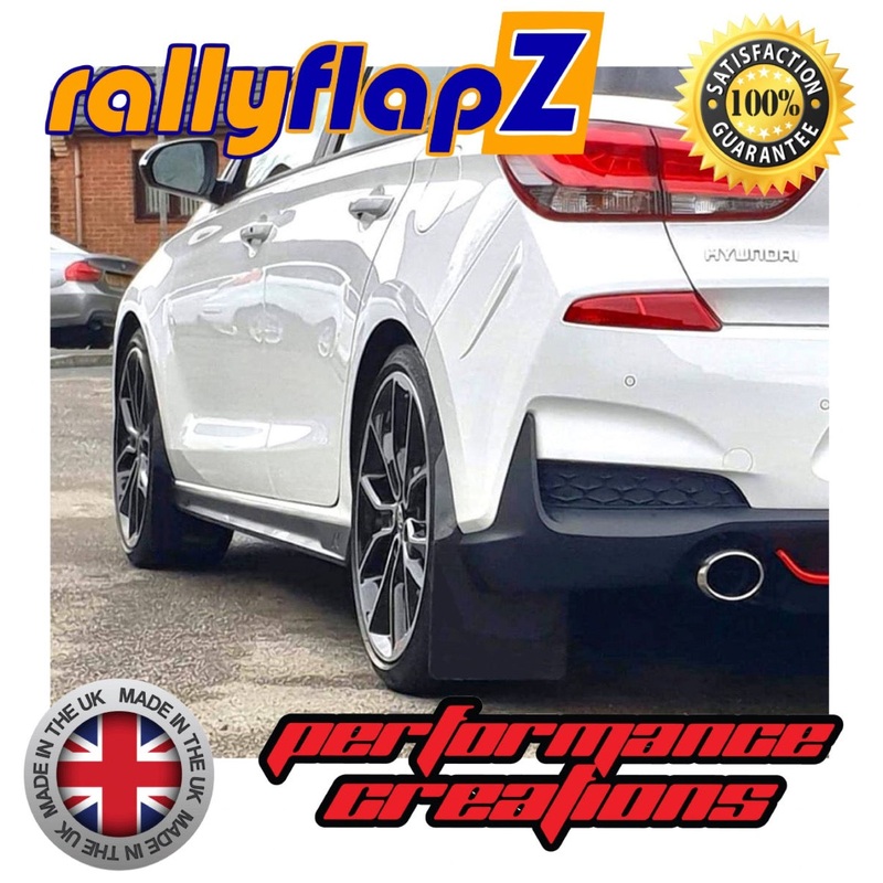 Hyundai i30N Mudflaps Kaylan PU (add 70.00) Red