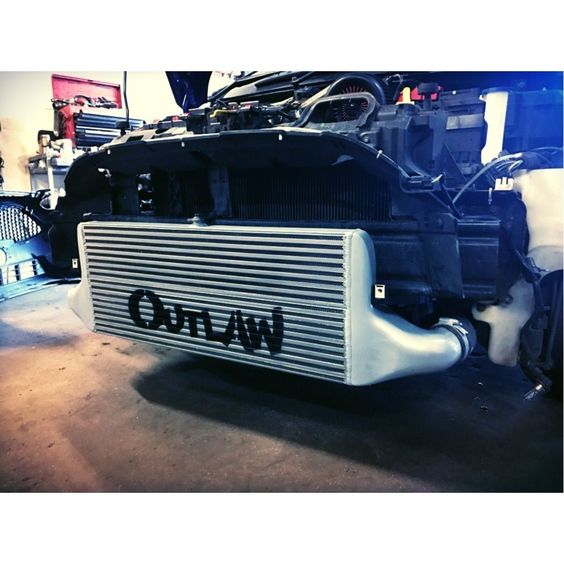 Outlaw 5triple1 Racing intercooler (450bhp rated) Black Add Logo