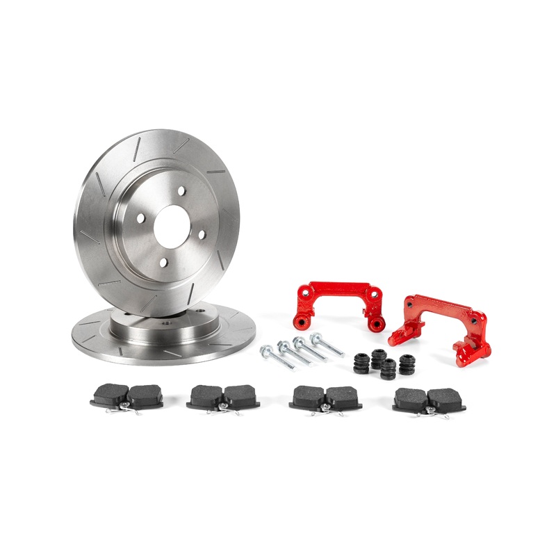 Fiesta ST180 280mm rear brake upgrade OE quality No lines Plain
