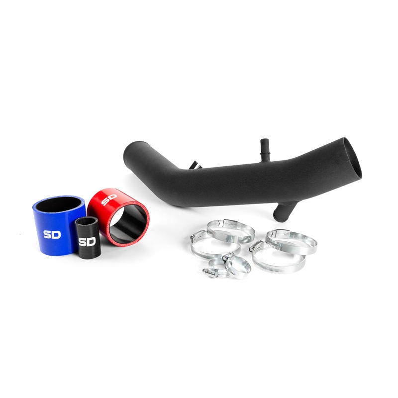 Focus MK4 ST crossover pipe (for SD Performance intake) Black