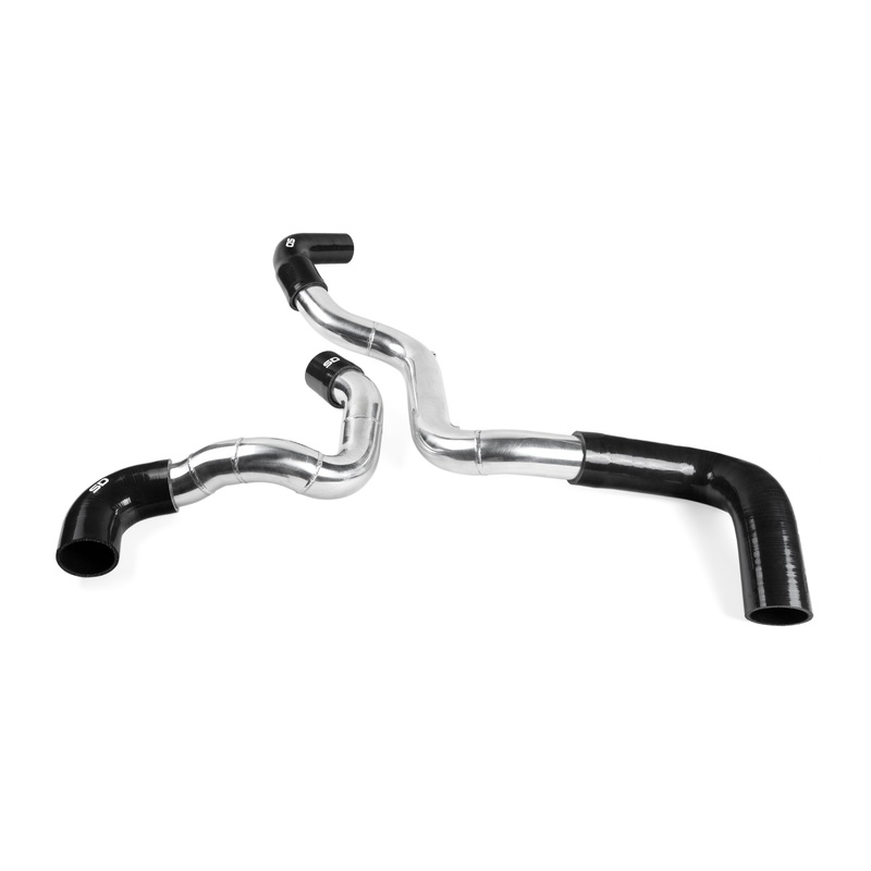 SD Performance Focus MK3 RS 2.5-inch Big Boost Pipes Standard Throttle Body (57mm) Black