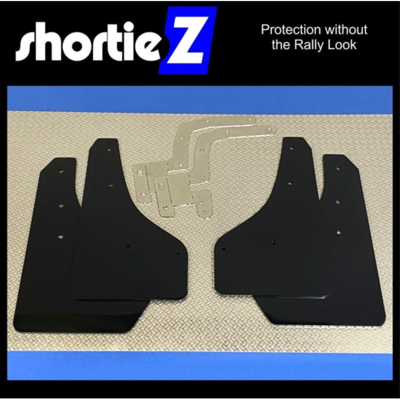 *ShortieZ* MK4 Focus ST & ST-Line Mudflaps 4mm PVC Gloss Black