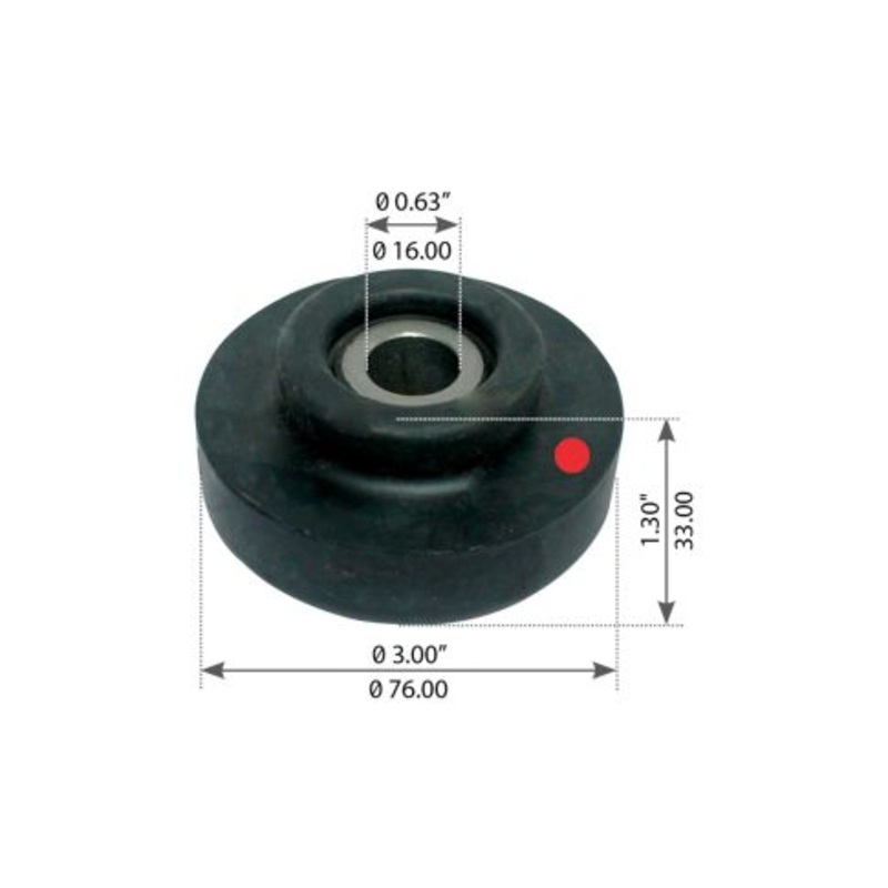 J71651 Radiator Mount Bushing