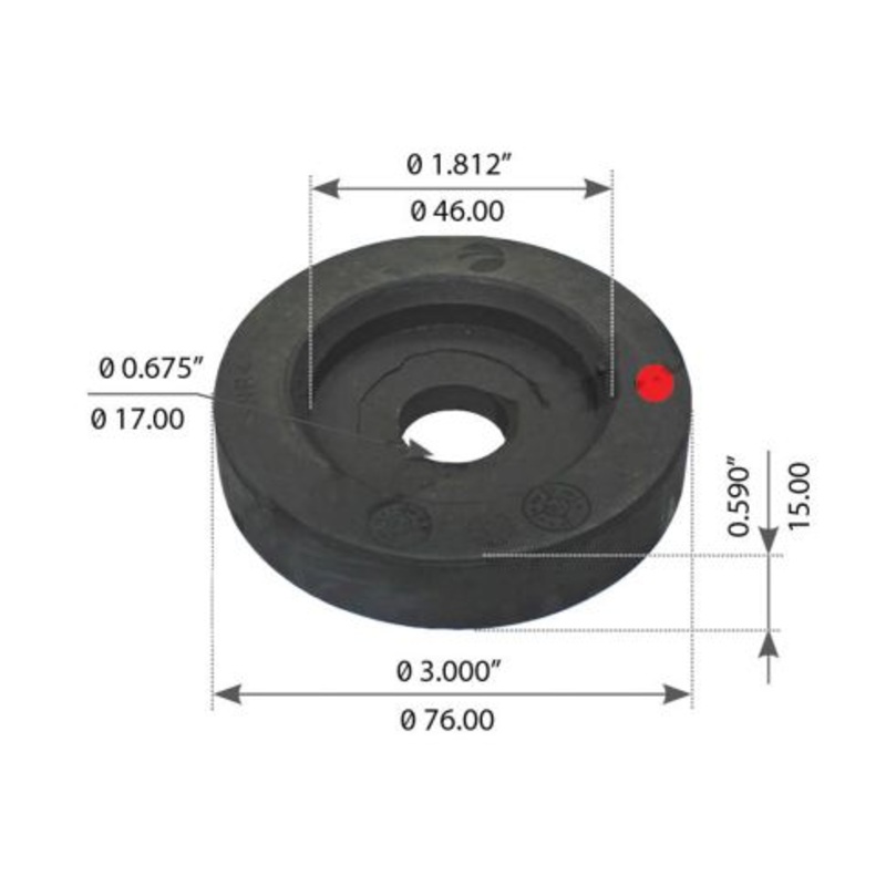 4C4Z1000154AB Engine Mount Bushing