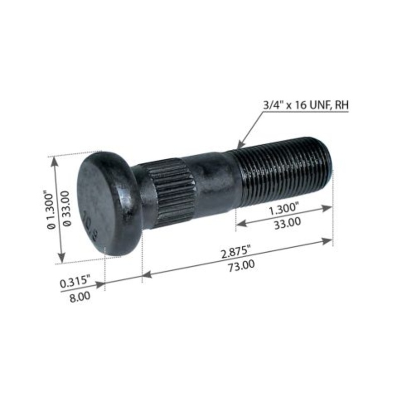 C5TZ-1119C Wheel Stud