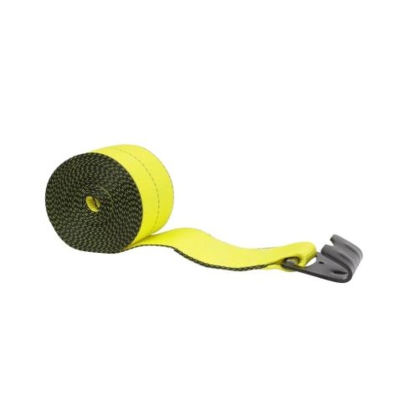 430FH WINCH STRAP W/FH 4″X30′ REFL