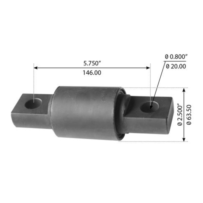 16-16412-000 Suspension Equalizer Beam Center Bushing