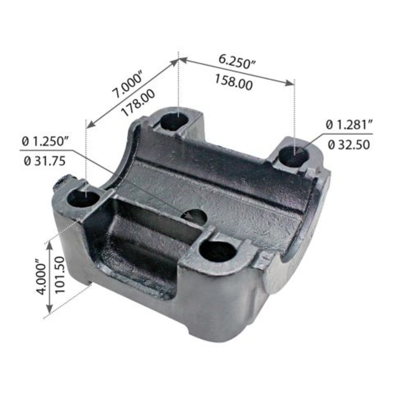 R305210 TRUNNION SEAT UPPER
