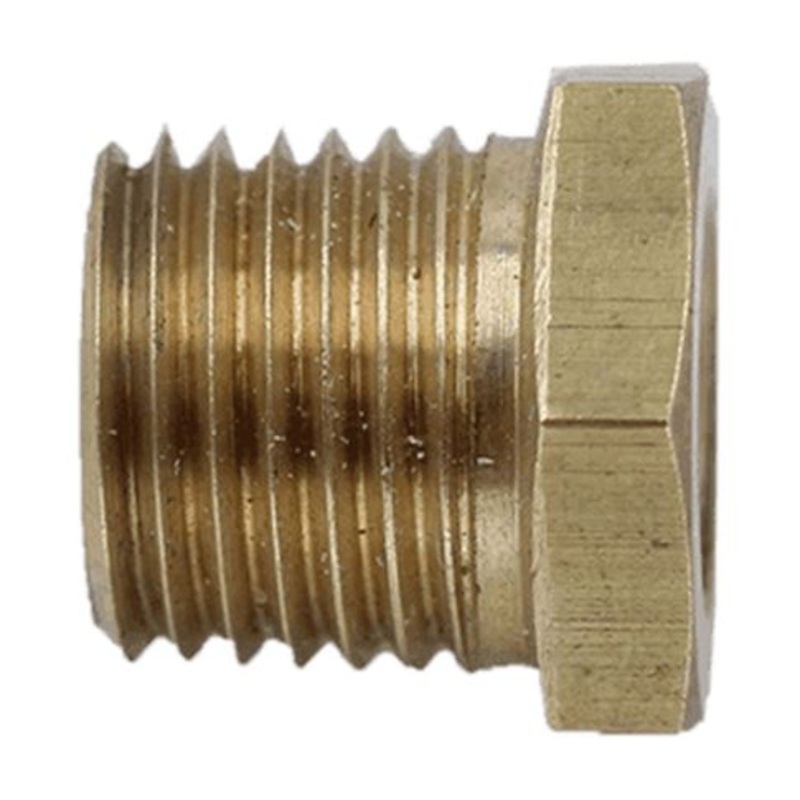 110-12-4 BRASS HX PIPE RED BUSH 1 X 1/4