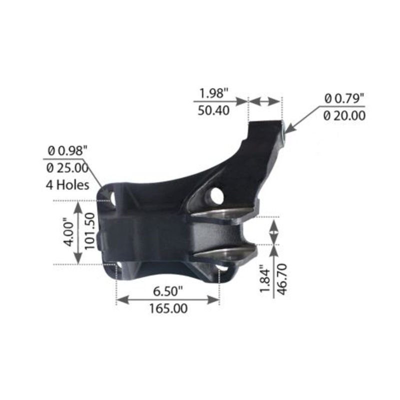 11-24912-000 Leaf Spring Axle U-Bolt Plate