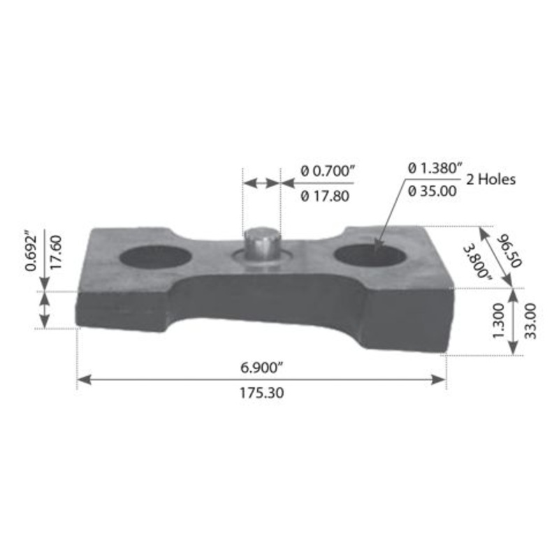 1076043 Leaf Spring Perch