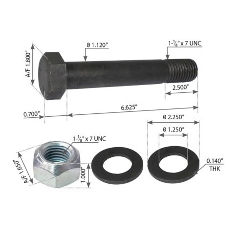 R307533 EQUALIZER BOLT ASSEMBLY