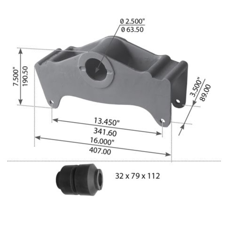 R302845 Suspension Equalizer Beam