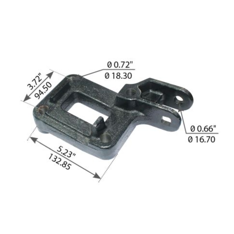 16-15467-000 Leaf Spring Axle U-Bolt Plate