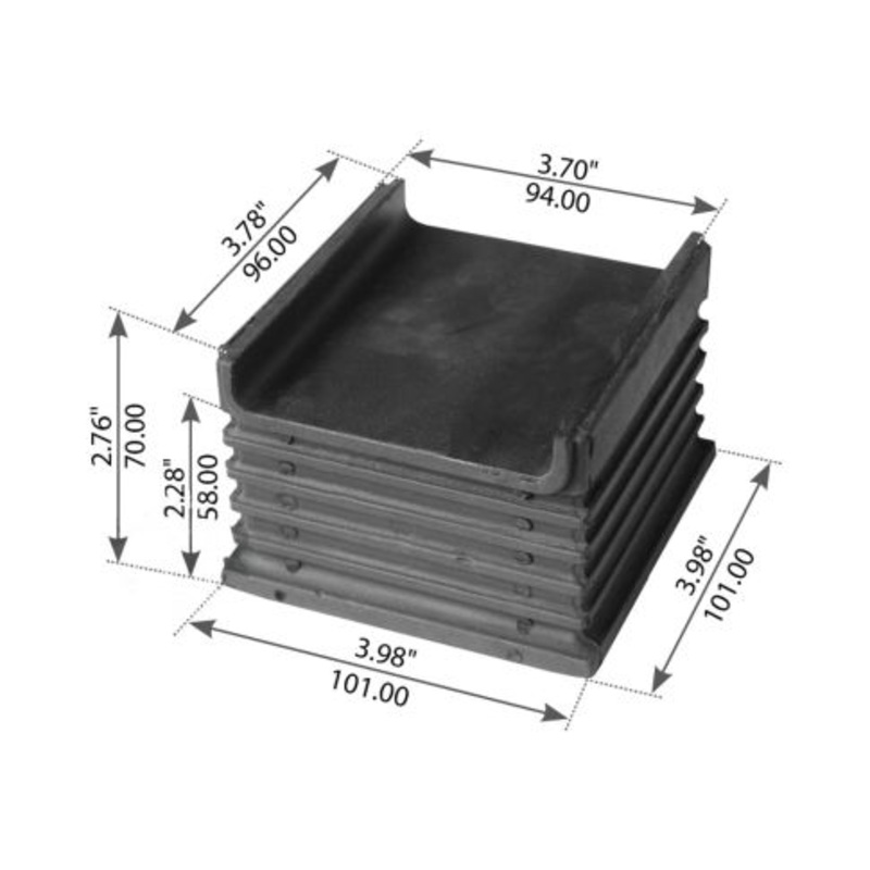 11-19580-000 Leaf Helper Spring Insulator Pad