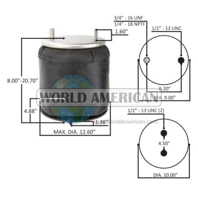 364QS28 Air Suspension Spring