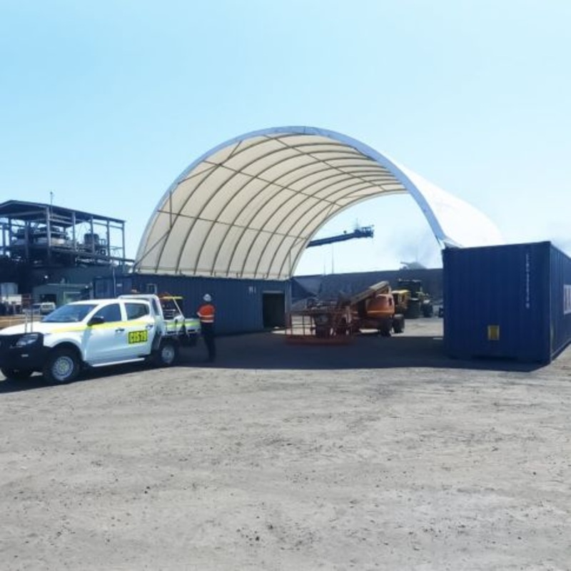 TMG-ST2021CE SHIPCONT SHELTER 20’L X 20’W