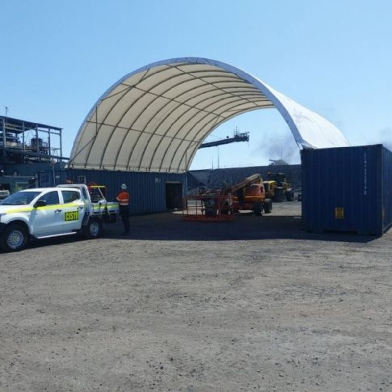 TMG-ST2041CV SHIPCONT SHELTER 40’L X 20W