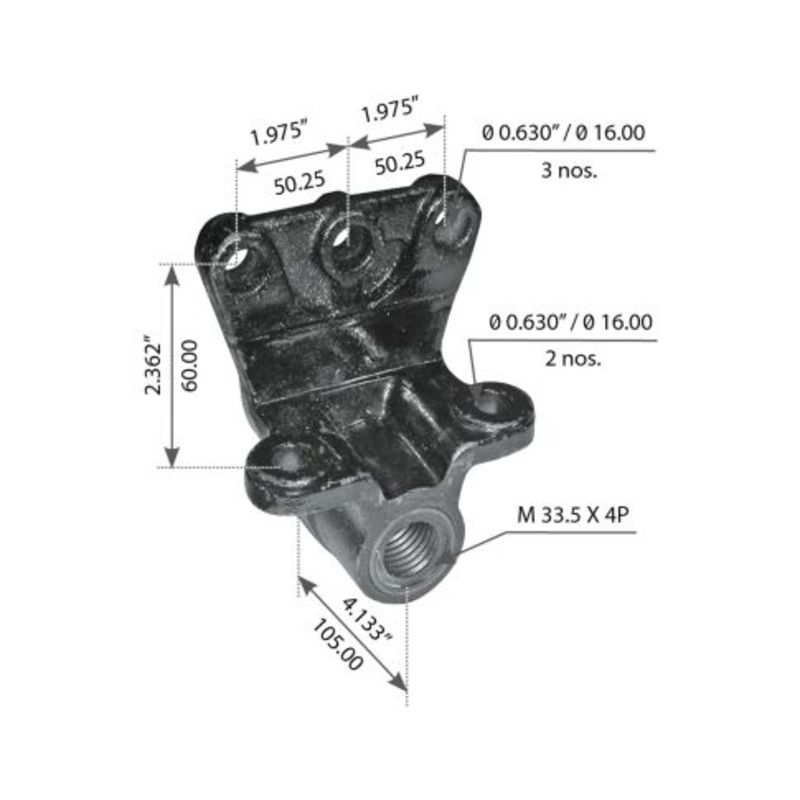 51QK376 Leaf Spring Hanger