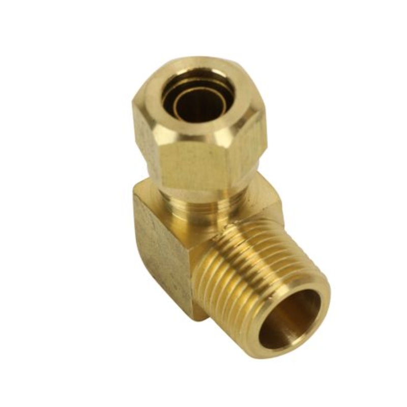 269NTA88 BRASS M 90 LBO-NYLON TUBE 1/2X1/2