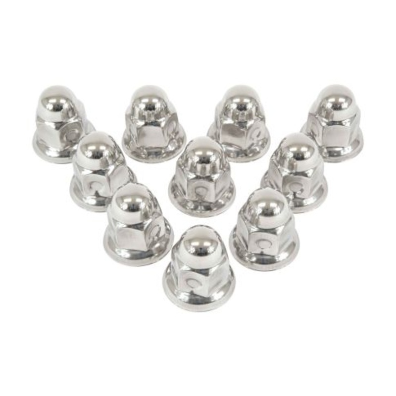 S-43948 WHEEL NUT COVER 33MM STAINLESS