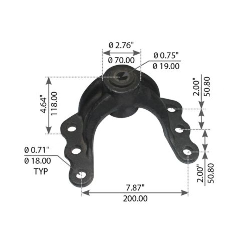 16-16821-000 SHACKLE HANGER