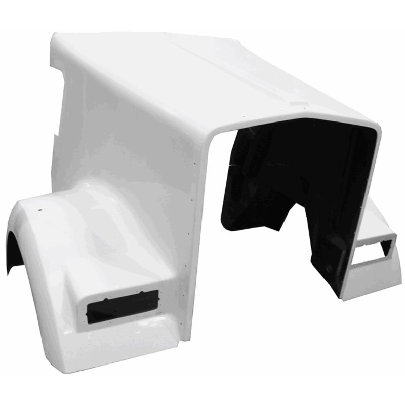 K146-1326 Hood, Kenworth W900 & W900L Models, 66″, 127″ BBC, Curved Windshield – AFTERMARKET