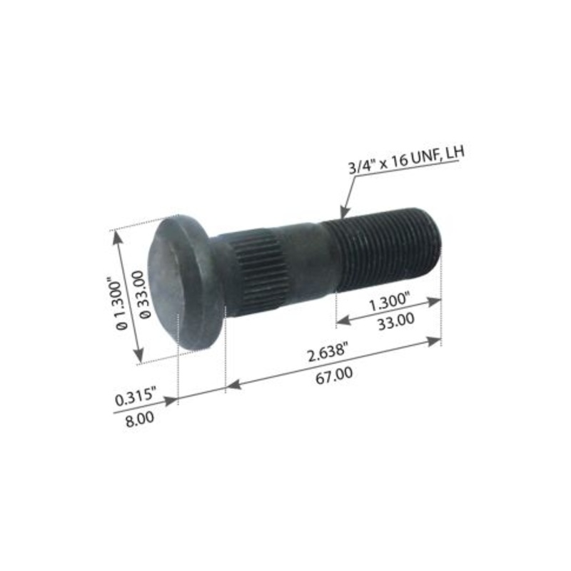 18AX-1109 Wheel Stud