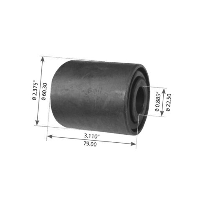 10QK267M Suspension Equalizer Beam Center Bushing