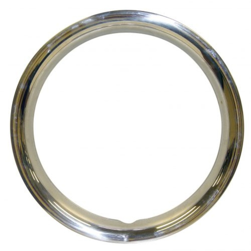 Stainless Steel Wheel Trim Rings, 14″, Set of 4 (Boxed)