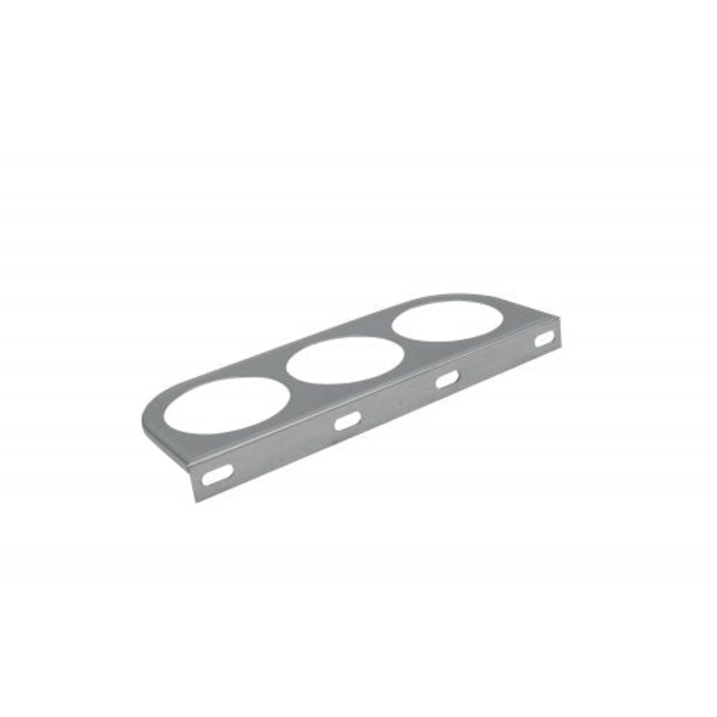 EMPI 14-1013 Metal Mount Bracket, Chrome, 2 1/16″, 3 Hole