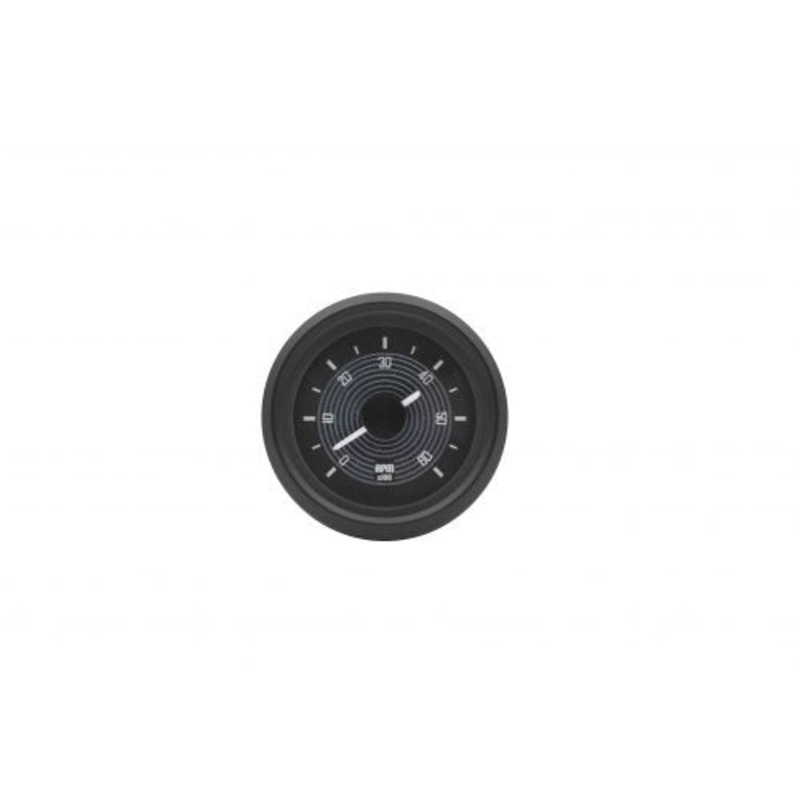 EMPI 14-1133 52mm 0-6000 RPM Black Bezel, Black Dial Tachometer for Type 1 & 2