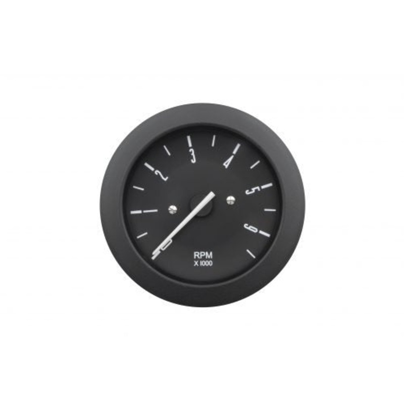 EMPI 14-1153 86mm 0-6000 RPM Black Dial Tachometer for Type 2