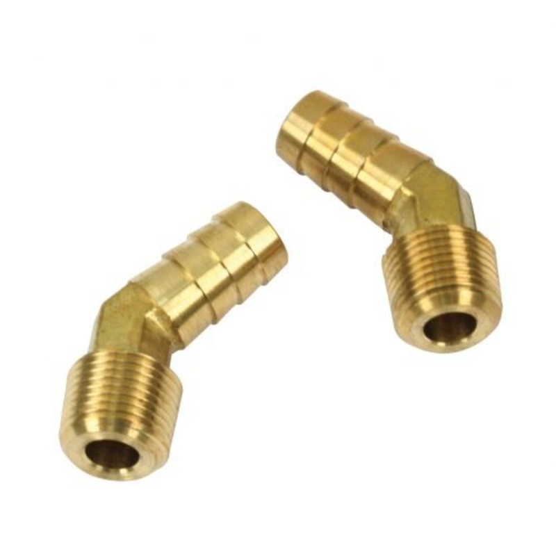 EMPI 17-2876 30 Degree 3/8″ Male with 1/2″ Hose Barb, Pack of 2