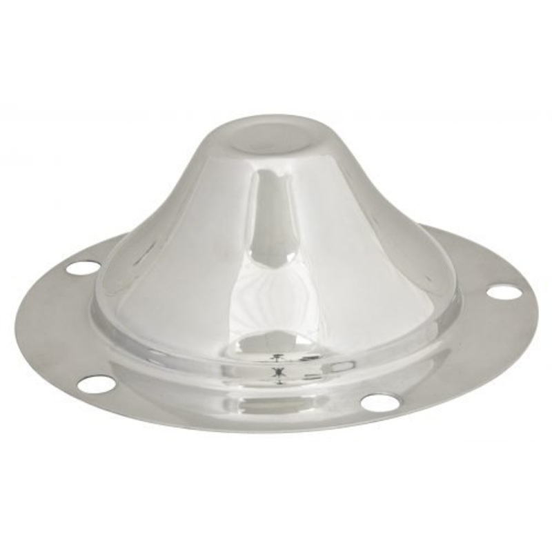 EMPI 18-1115 Polished Aluminum Wheel Caps for 5 Lug Wheels, Pair