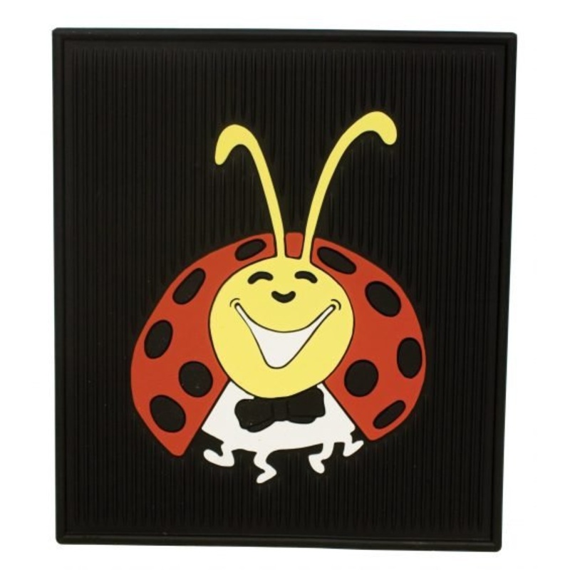 Lady Bug Floor Mats, Colored, Rear, Pair