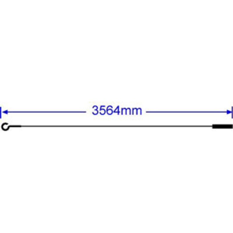 Accelerator Cable, 55-65 II