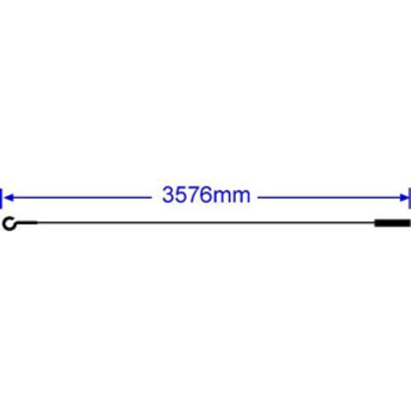 Accelerator Cable, 65-67 II