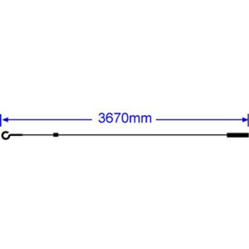 Accelerator Cable, 72 II