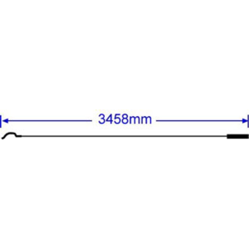 Accelerator Cable, 75-79 II