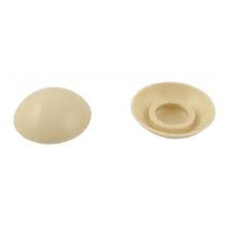 Bumper Bolt Cap, white 73-79 II