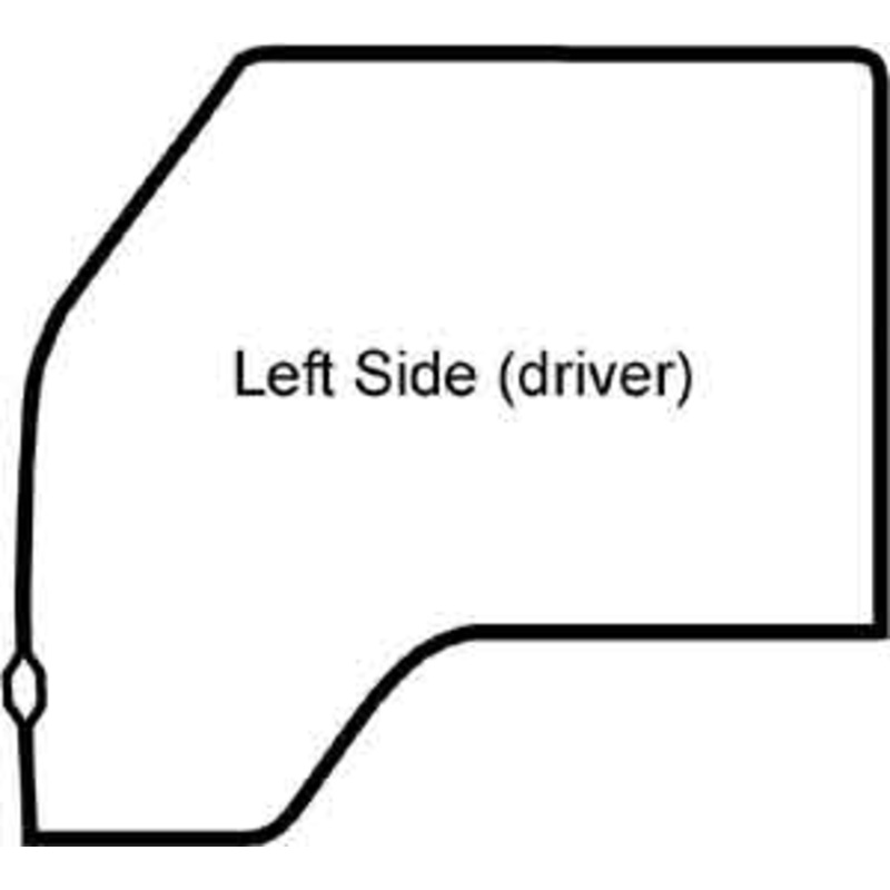 Left Front Door Seal 68-79 II