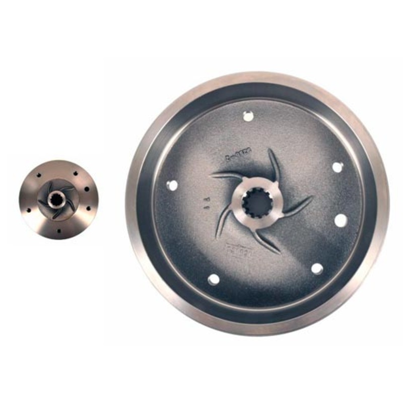 Rear Brake Drum, German, Early 68 II