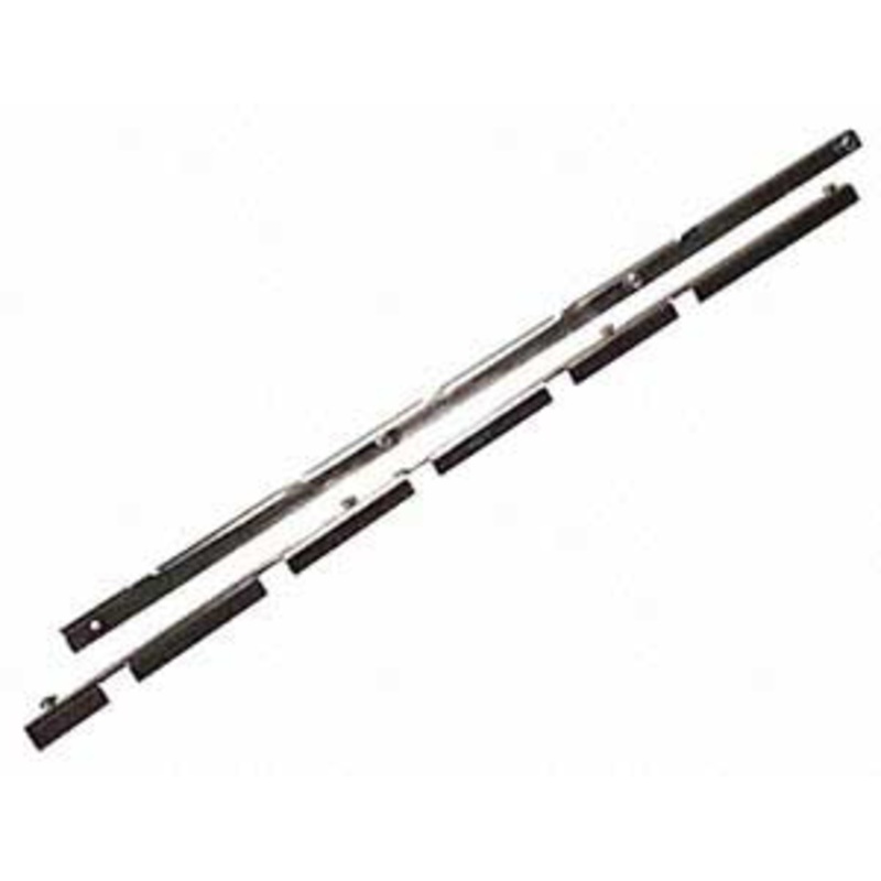 Front Door Sliding Window Latch Plates, 55-67 II