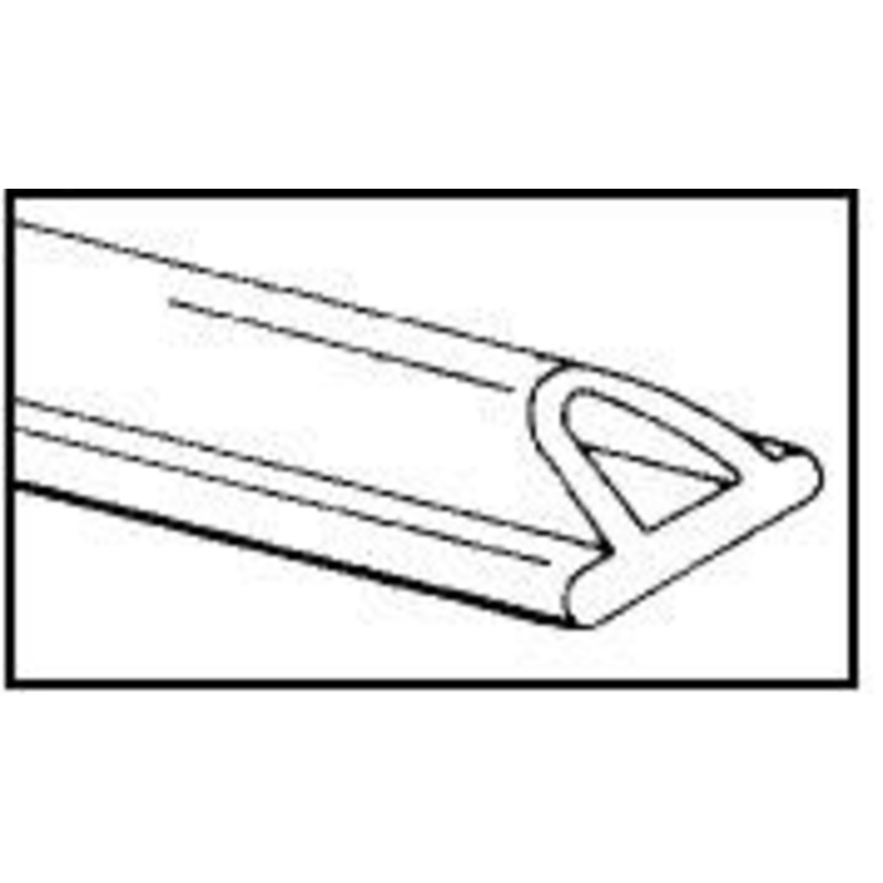 Front Door Vent Window Flap Seal, 68-79 II